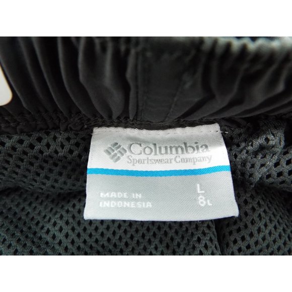 Columbia Gray Relaxed Mesh Lined Nylon Activewear Shorts - Picture 6 of 8